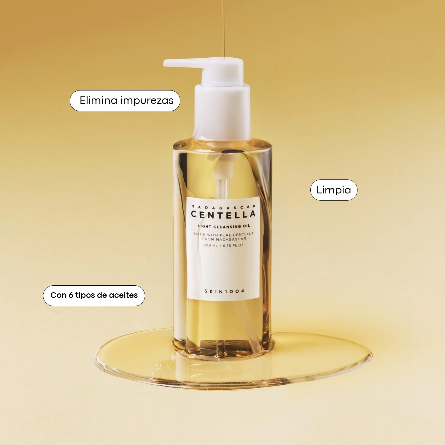 SKIN1004 MADAGASCAR CENTELLA LIGHT CLEANSING OIL (ACEITE LIMPIADOR MULTIFUNCIONAL)